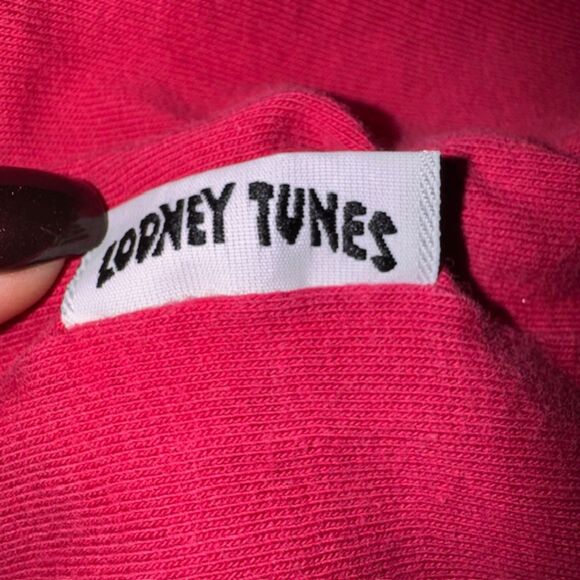 Vintage 1991 Looney Tunes Acme Tweety Sylvester Embroidered Pocket T-Shirt Med - Picture 4 of 6